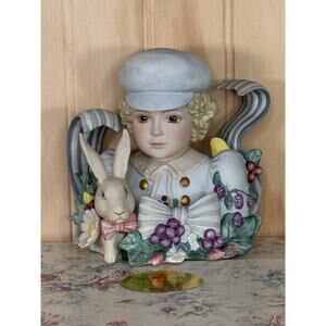 Rare Jan Hagara Collectible Porcelain Bust DAVID Vintage New In Box. Retail $120